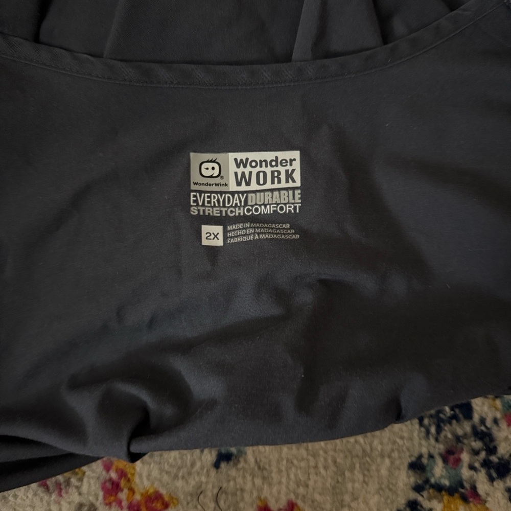 WonderWink Charcoal Scrub Jacket